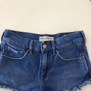 pacsun high waisted jean shorts
